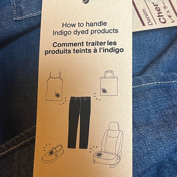 MUJI brand, long sleeve Woman’s denim tunic size M - Picture 6 of 10